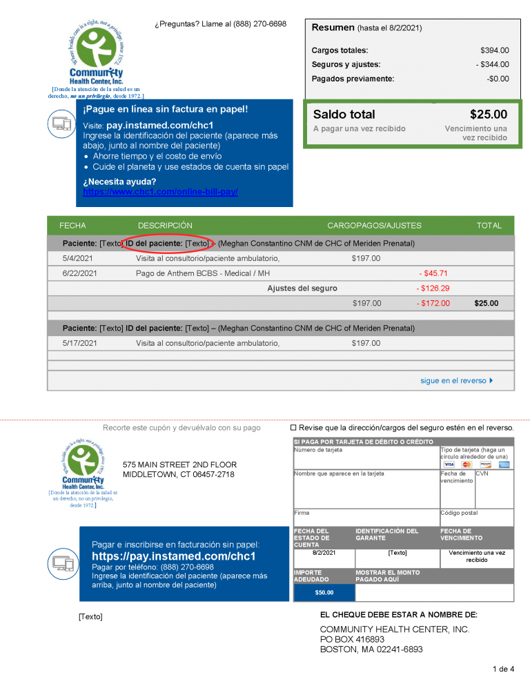 Statement With Circle