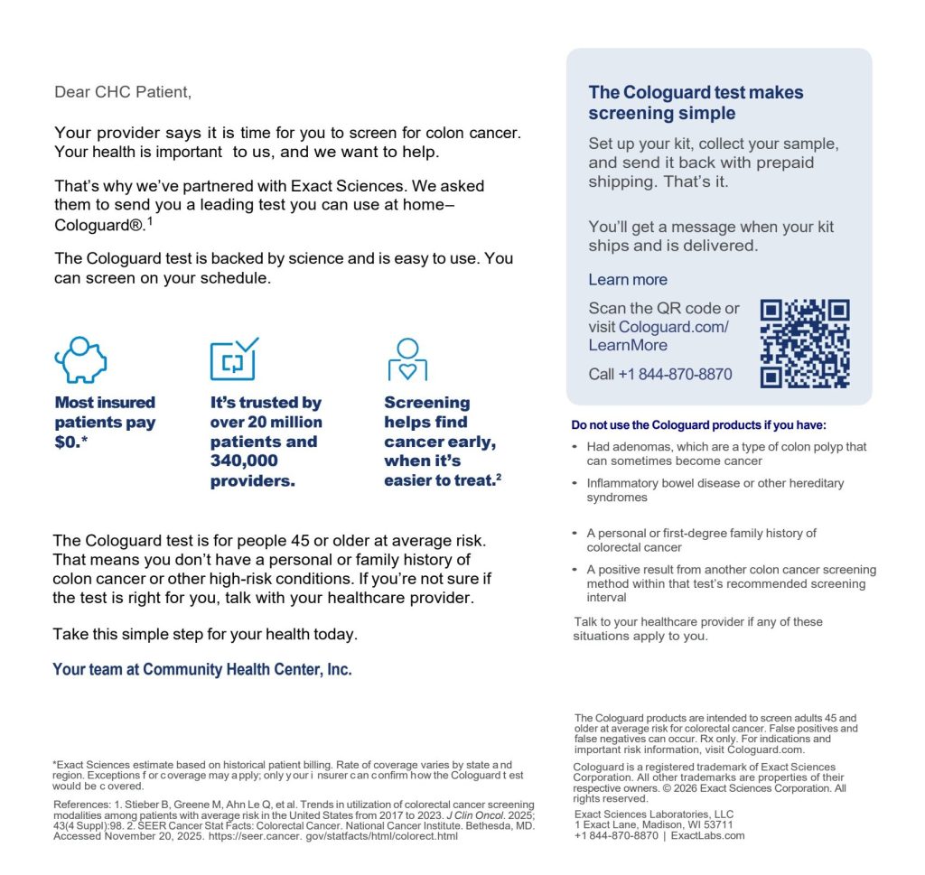 Chc Website Cologuard Mailer 26.pdf Page1of2